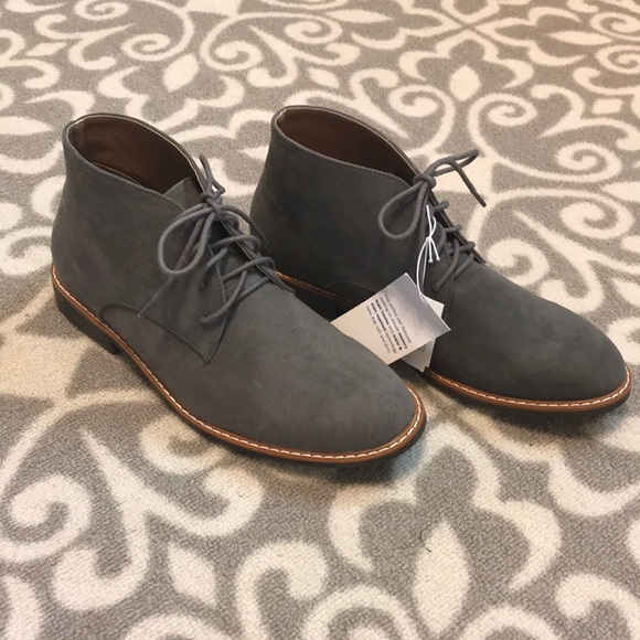 Old Navy Other - NWT Old Navy | Grey Faux Suede Chukka Boots